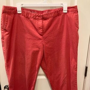 Talbots The weekender pants cherry red 20WP